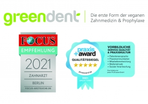 Greendent Focus Qualitätssiegel PraxisPlusAward